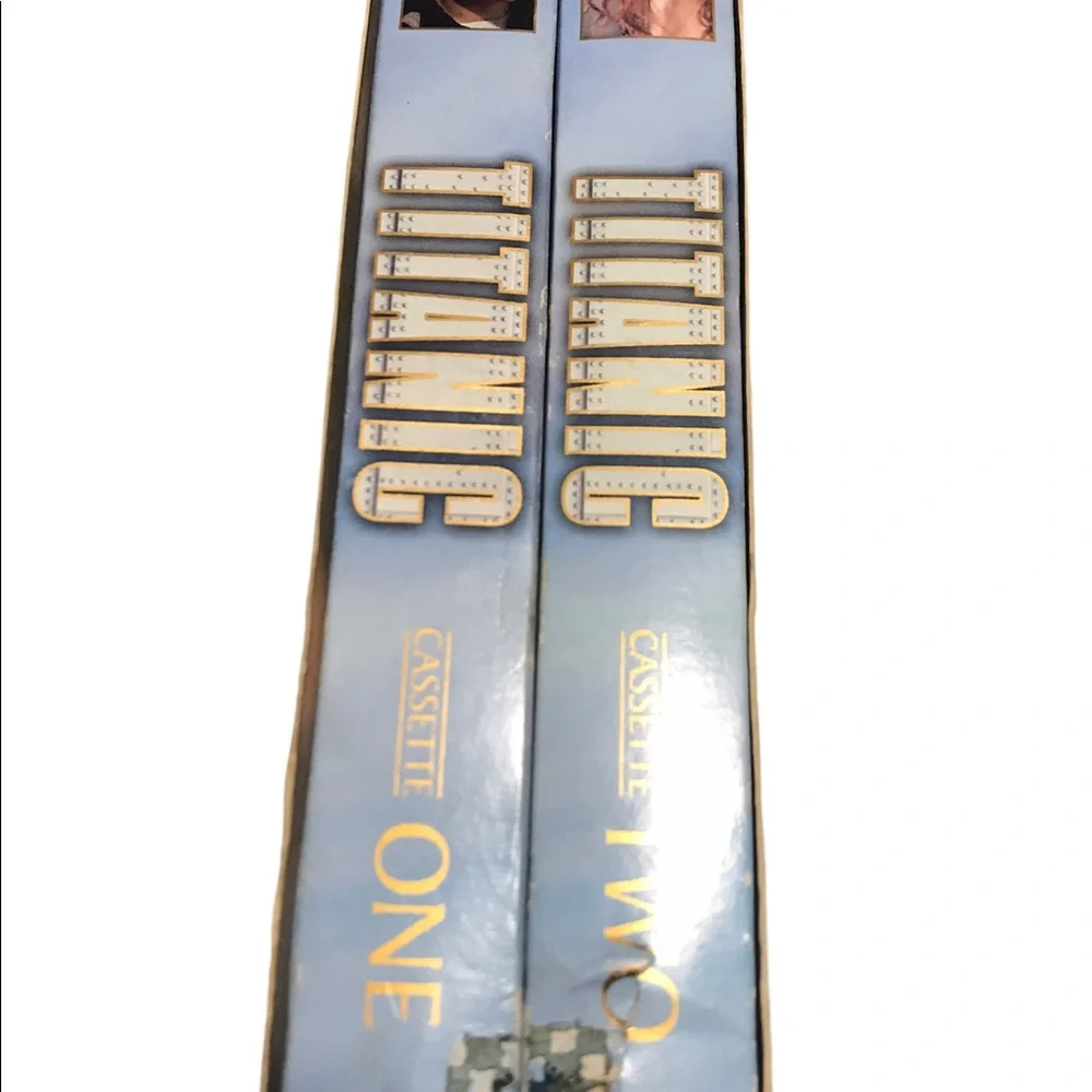 VTG Titanic VHS 1998 2 Tape Set UNTESTED